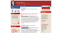 Desktop Screenshot of ogmundur.is