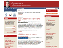 Tablet Screenshot of ogmundur.is